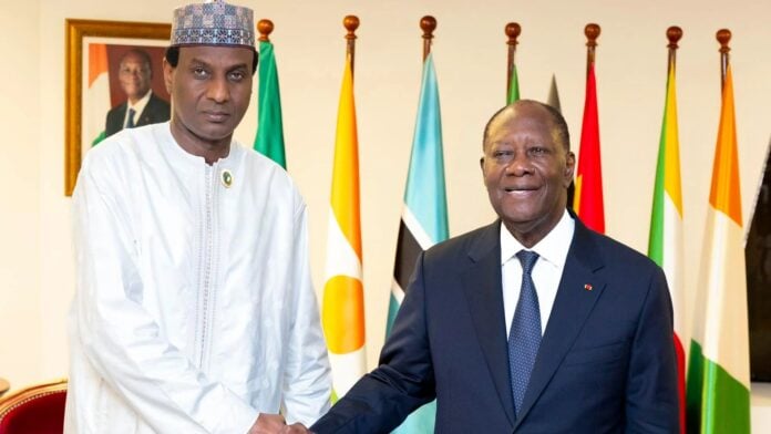 alassane-ouattara-et-ali-mahaman-lamine-zeine- Alassane Ouattara et Ali Mahaman Lamine Zeine