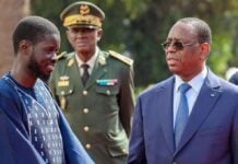 Bassirou Diomaye Faye et Macky Sall
