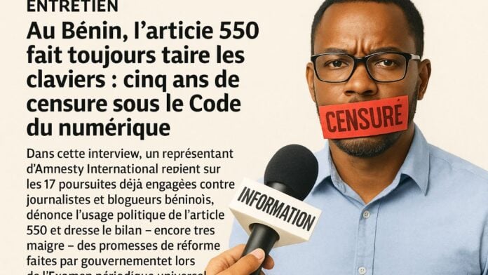 Illustration censure de la presse au Benin Illustration censure de la presse au Benin