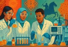 illustration de la victoire du Lycée Jacques Chirac de Rabat aux Olympiades de Chimie