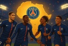 Illustration L'Afrique avec le PSG