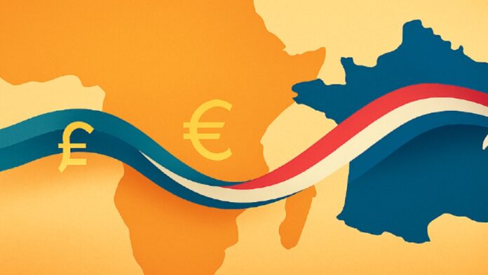 Lien monétaire France Afrique Illustration Lien monétaire France Afrique Illustration