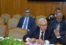 Thaalbi Samir Dg ONDA Derrière avec lunette Thaalbi Samir Dg ONDA Derrière à gauche Sofiane Berrah Ambassadeur algerie au Caire (gauche)