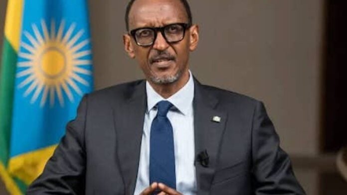 Le Président rwandais Paul Kagamé