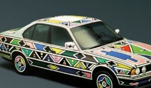Art car BMW par Esther Mahlangu