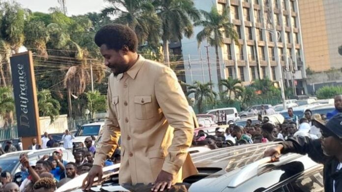 Constant Mutamba, après son audition ce mardi Constant Mutamba, après son audition ce mardi