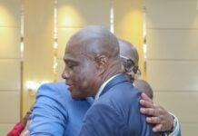 Félix Tshisekedi et Martin Fayulu au Palais de la Nation, ce jeudi 5 juin 2025