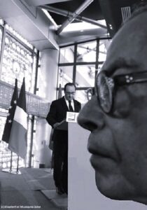 François Hollande et Mustapha Saha, La plume de l'Ombre
