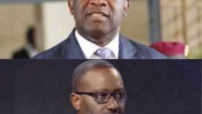 Laurent Gbagbo et Tidjane Thiam Laurent Gbagbo et Tidjane Thiam