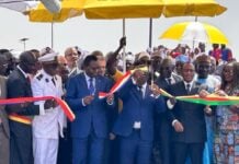 Inauguration du pont sur le Logone