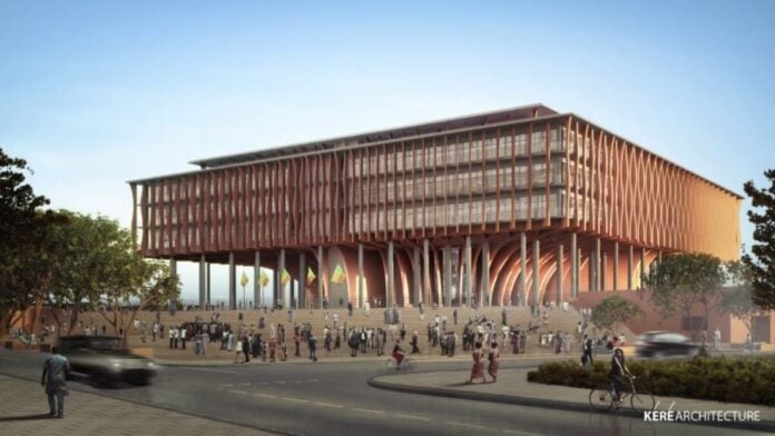 maquette du nouveau siege de lassemblee nationale du Benin