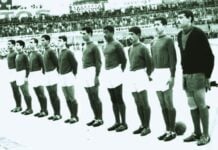 Premier match de l'équipe d'Algérie face à la Bulgarie en 1963