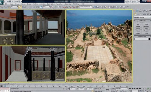 Reconstitution de la Maison des fresque à Tipaza