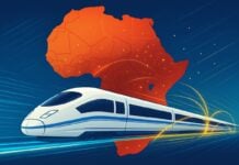 Maglev chinois, illustration AI