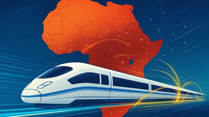 TGV Chinois Maglev chinois, illustration AI