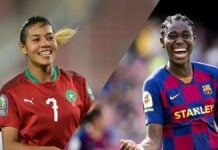 Ghizlane Chebbak et Asisat Oshoala