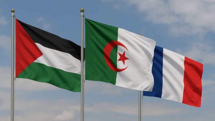 Drapeaux Palestine, Algérie France Drapeaux Palestine, Algérie France