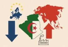 Echanges commerciaux Algérie Europe et Asie