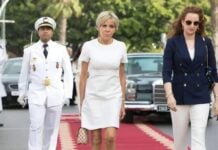 Brigitte Macron et Lalla Salma