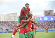 Maroc feminine 2025 face au Mali