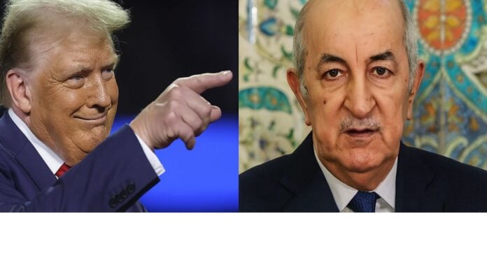 Trump Tebboune Trump Tebboune
