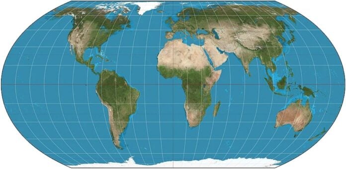 Carte Equal Earth