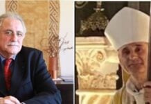 Chems-eddine Hafiz, recteur de la Grande Mosquée de Paris, et le cardinal Jean-Paul Vesco, archevêque d'Alger