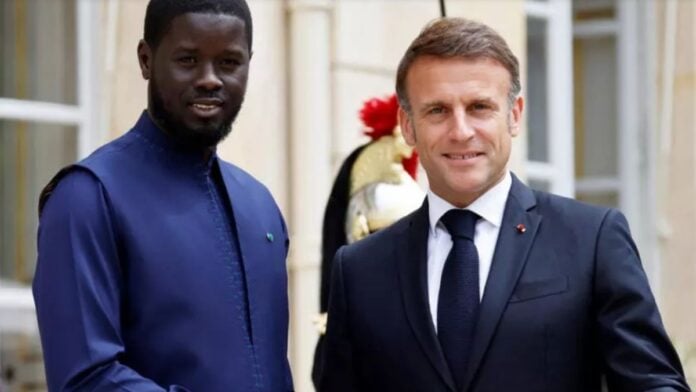 diomaye et macron-ok bis Bassirou Diomaye Faye et Emmanuel Macron
