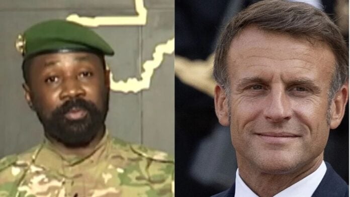 goita-macron-ok Assimi Goïta et Emmanuel Macron
