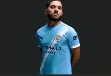 Ryan Cherki sous le maillot de Manchester City