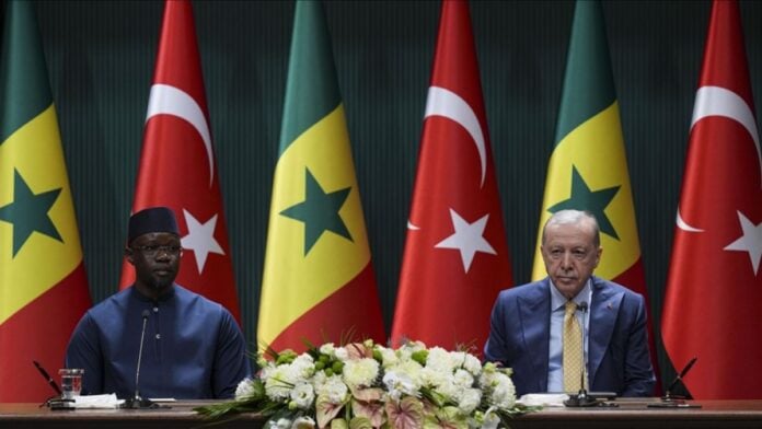 Ousmane Sonko et Recep Tayyip Erdogan