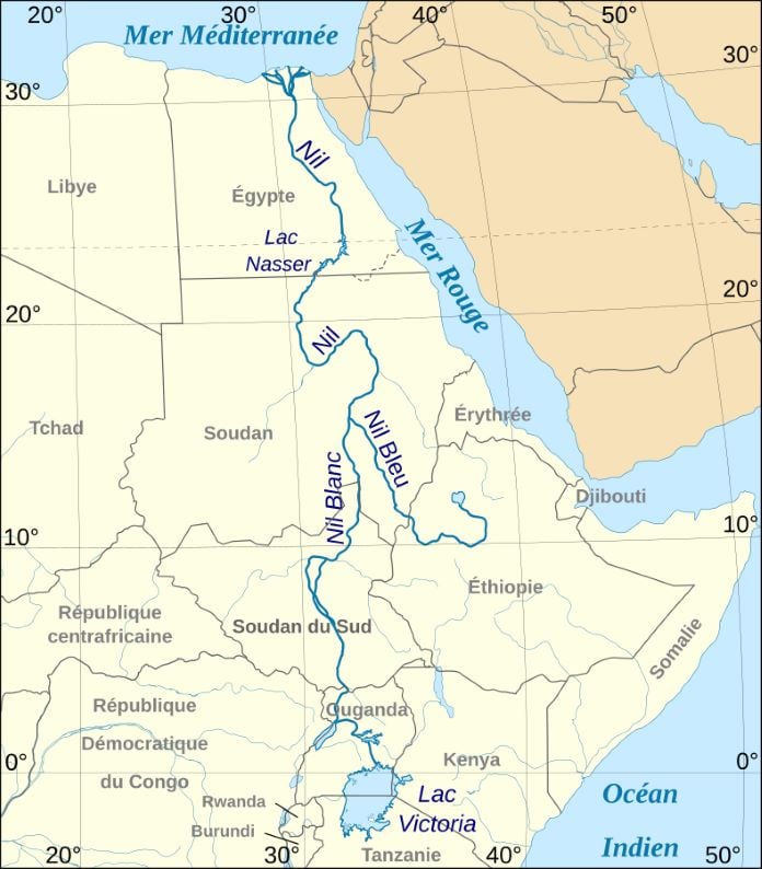 Carte du Nil