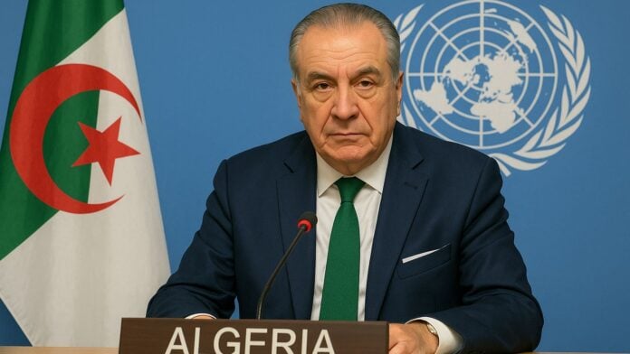 Illustration Diplomate algérien aux Nations Unies