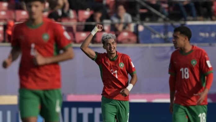 Le maroc célèbre sa victoire face à l'Espagne