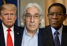Illustration, Trump, Samsal et Obiang