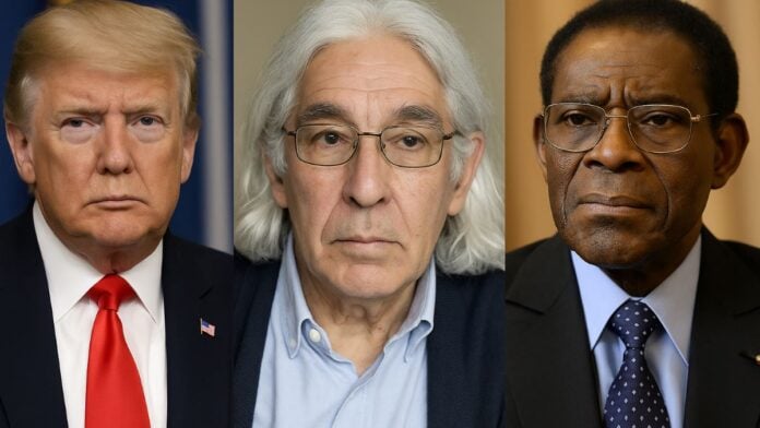 Illustration, Trump, Samsal et Obiang