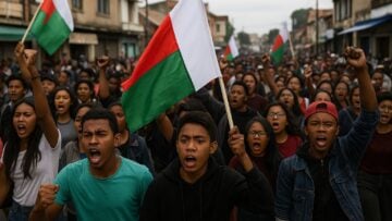 Madagascar : plusieurs militants de la Gen Z interpellés par la Brigade criminelle Illustration manifestation à madagascar