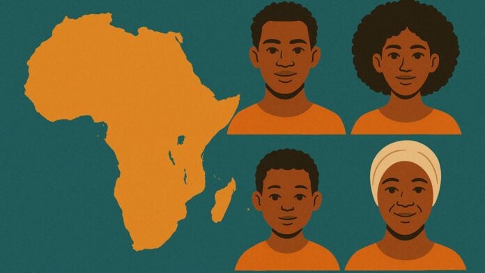 Illustration Population africaine Illustration Population africaine
