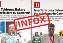Le logo de RFI détourné pour des fausses informations