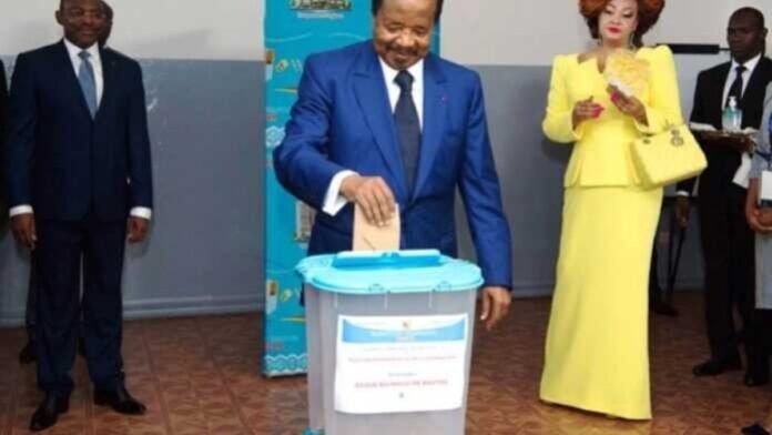 Le Président du Cameroun, Paul Biya- Le Président sortant du Cameroun, Paul Biya
