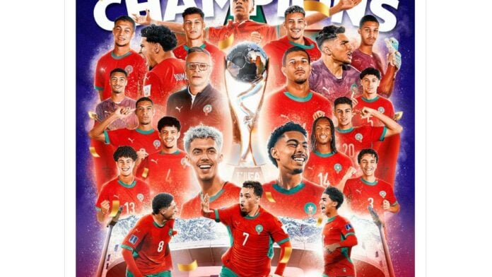 Maroc U20 champion du monde Maroc U20 champion du monde