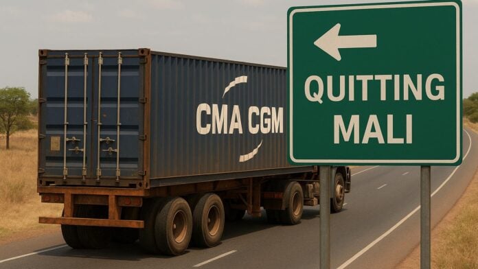 CMA CGM quitte le Mali