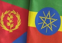 L’Éthiopie accuse l’Érythrée de préparatifs militaires inquiétants pour la Corne de l’Afrique Drapeaux de l'Ethiopie et de l'Erythrée