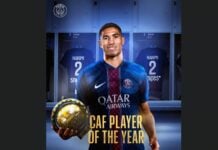 Achraf Hakimi, l’étoile du Maroc : retour sur un sacre attendu depuis 1998 Hakimi joueur africain de l'année