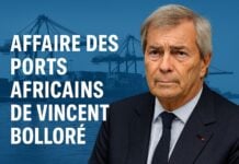 L’affaire Bolloré : quand la justice française se penche sur les concessions portuaires africaines Illustration IA Affaire des Ports africains de Bolloré