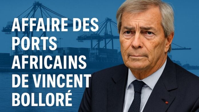 Illustration IA Affaire des Ports africains de Bolloré Illustration IA Affaire des Ports africains de Bolloré