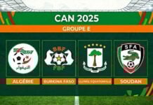 La CAN 2025 réserve un groupe E explosif : l’Algérie retrouve ses bourreaux du passé, le Burkina Faso et la Guinée équatoriale CAN2025 Groupe E