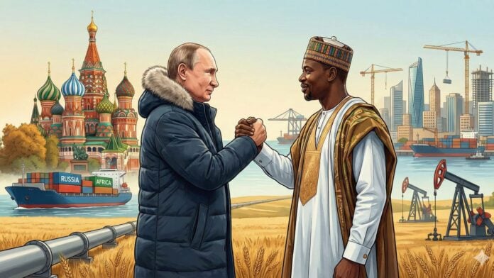 Illustration partenariat Russie Afrique