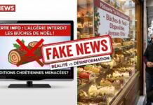 Algérie : de CNews à la fake news sur l’interdiction des bûches de Noël La fake news de Cnews sur les buches algériennes