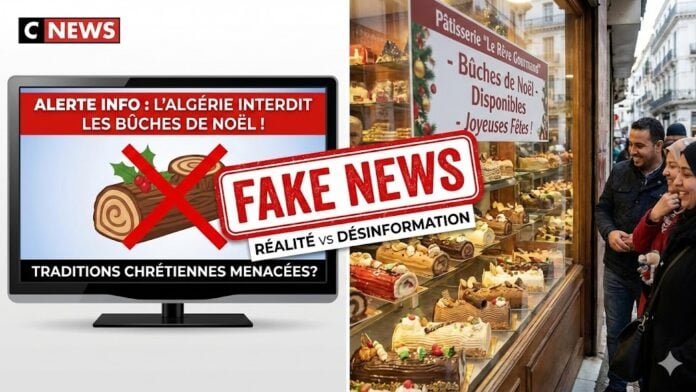 La fake news de Cnews sur les buches algériennes
